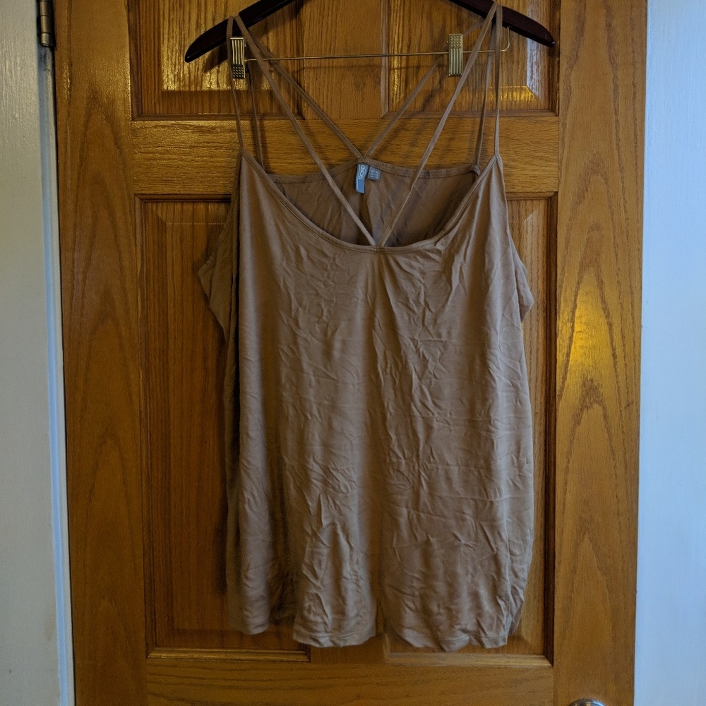 Asos Curve cage tank - nude